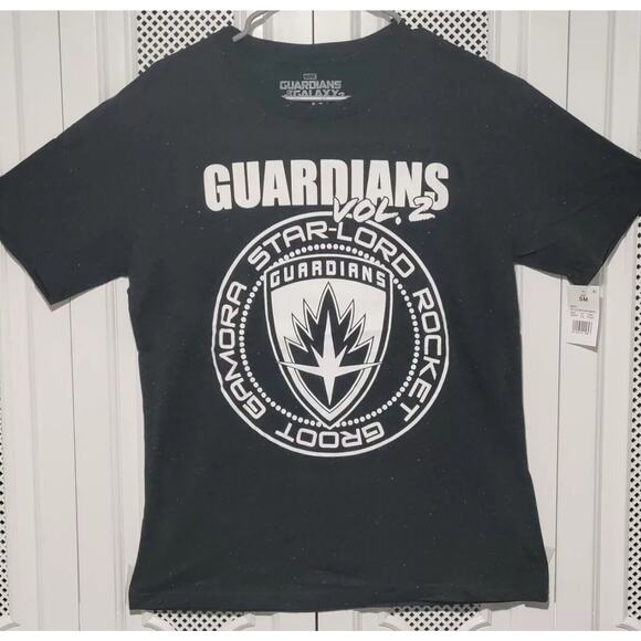 NWT Guardians Of The Galaxy Vol. 2 Official T-Shirt S Groot Star-Lord Gamora - Picture 3 of 5